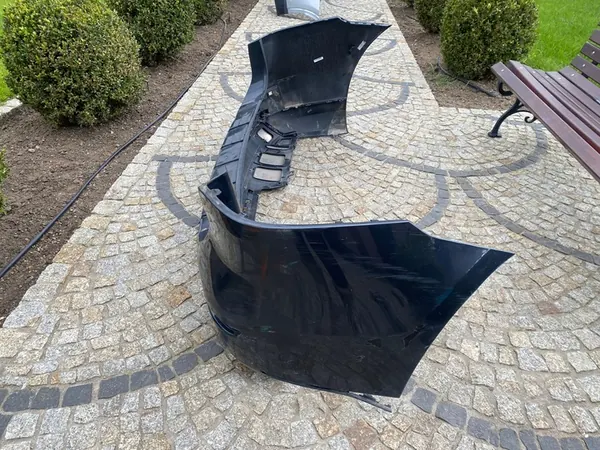 MERCEDES ML 166 Parachoques trasero cromado OEM 1668850325 image 3