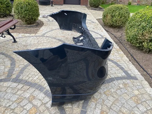 MERCEDES ML 166 Parachoques trasero cromado OEM 1668850325 image 6