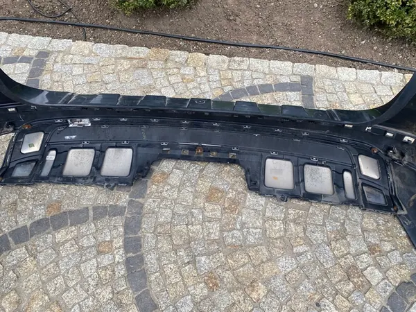 MERCEDES ML 166 Parachoques trasero cromado OEM 1668850325 image 8