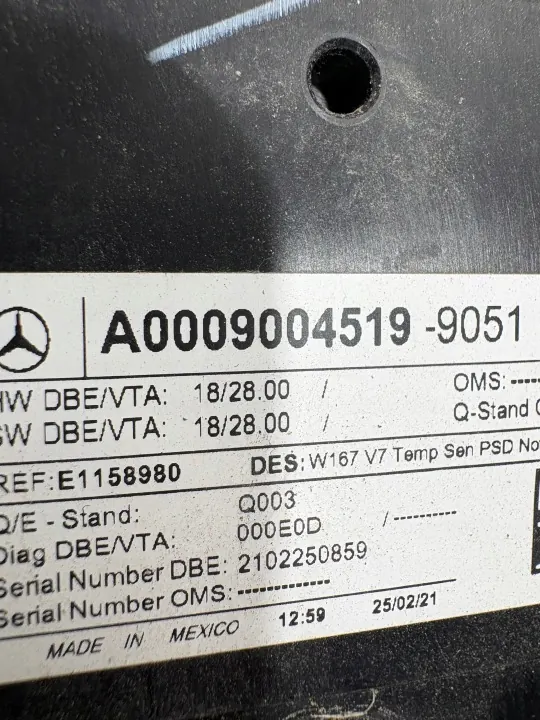 Mercedes GLE W167 Katkovalo OEM A0009004519 image 4