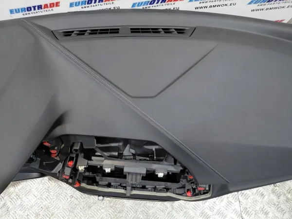 BMW Dashboard Console OEM 6962278 Zwart Grijze Stiksel image 3