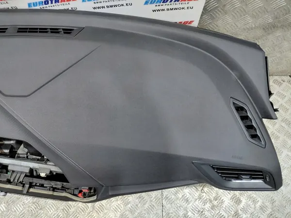 BMW Dashboard Console OEM 6962278 Zwart Grijze Stiksel image 4