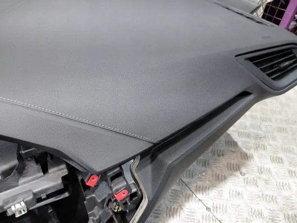 BMW Dashboard Console OEM 6962278 Zwart Grijze Stiksel image 6