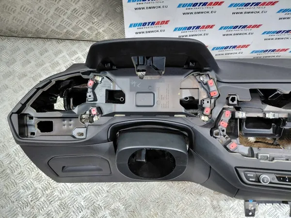 BMW Dashboard Console OEM 6962278 Zwart Grijze Stiksel image 7