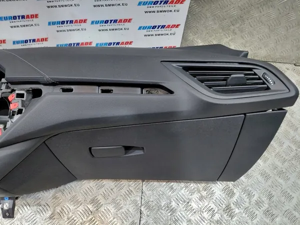 BMW Dashboard Console OEM 6962278 Zwart Grijze Stiksel image 9