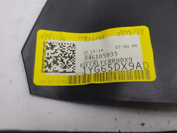 Jeep Cherokee 2014 Cubierta Lateral del Túnel OEM 1YG64DX9AD image 7