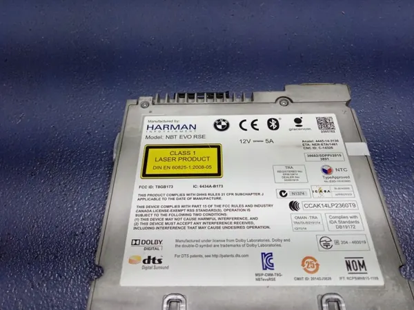 Lector DVD USB HDMI Trasero BMW 8792146 NBT EVO RSE image 7