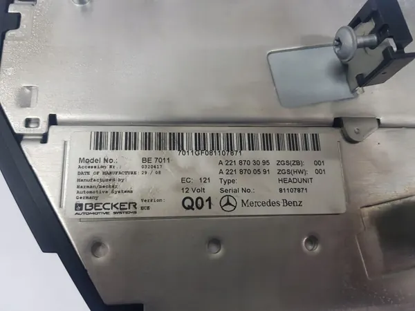 Changer CD OEM A2218703095 pour Mercedes CL W216 W221 image 4
