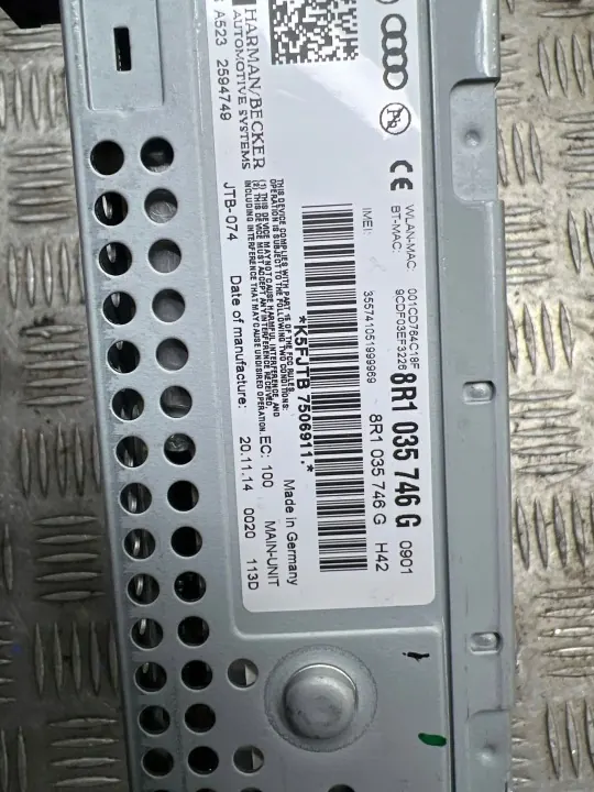 Audi Q5 SQ5 Multimediagerät OEM 8R1035746G image 5