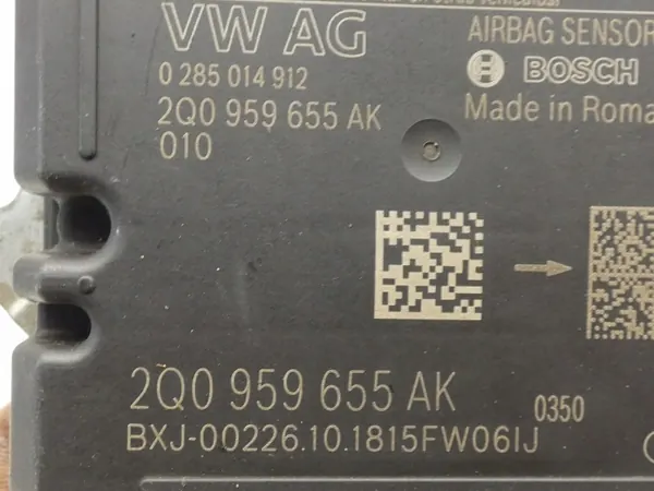 Audi Airbag-sensormodul OEM 2Q0959655AK Begagnad image 4