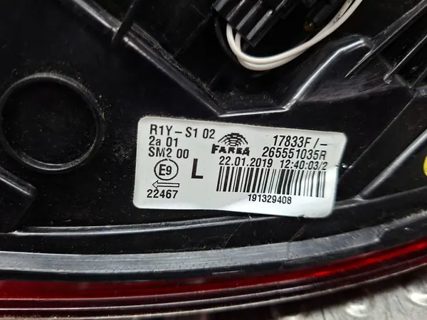 Luz trasera izquierda LED Renault Clio V 2019- 265551035R image 4