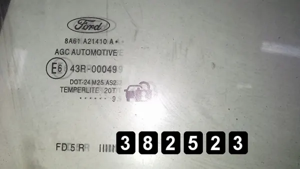Ford Fiesta dörrglas OEM AM-382523 - Begagnad image 3
