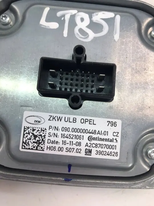Opel Astra K 2017 Lichtmodul OEM 39024626 image 4