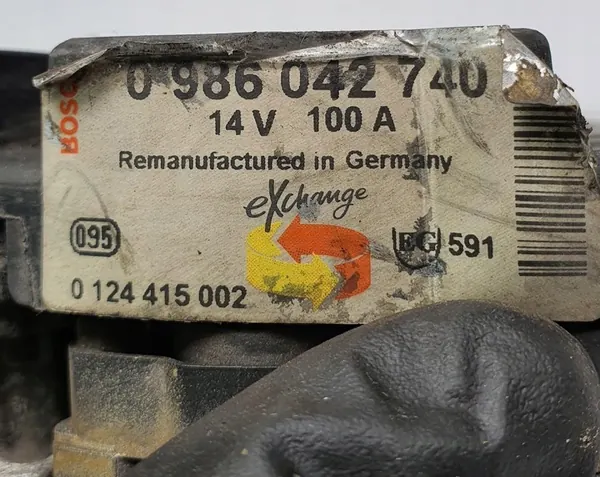 ALTERNATOR Opel Astra II G 1.6 16V 100A image 5