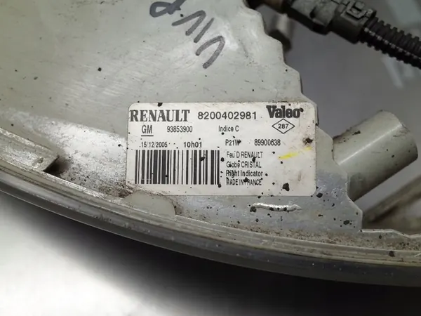 Lampe de clignotant Renault avant droit OE image 5