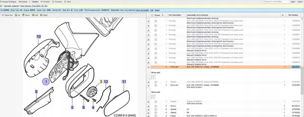 Specchio Sinistro SAAB 9-3 (YS3F) 32022123 image 6