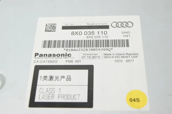 Cambiador CD usado OEM 8X0035110 para Audi VW image 3