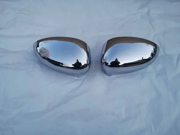 Spegelkåpa Set Fiat 500 07-R Krom OEM 735412291 image 2
