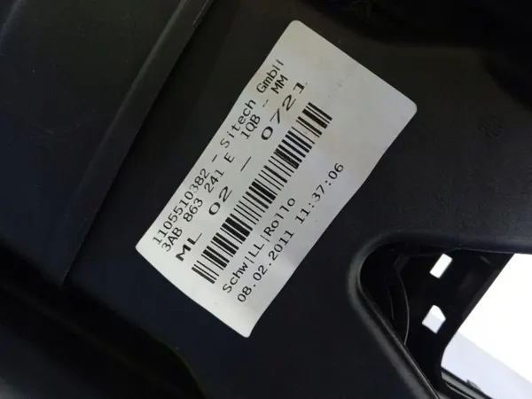 Túnel central VW Passat B7 apoio de braço OEM 3AB863241E image 7