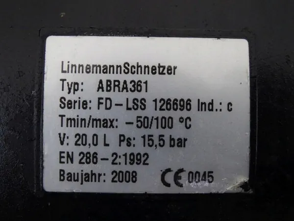 DAF Lufttank OEM ABRA361 46x24cm 20L Begagnad image 5