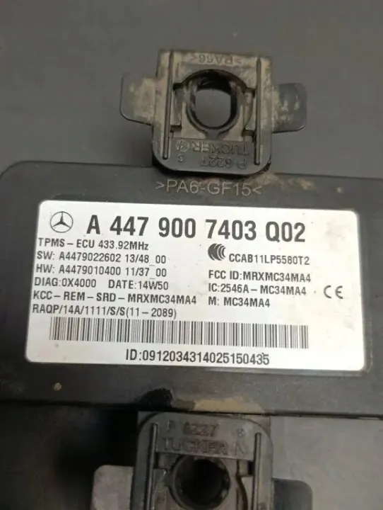 Capteur TPMS Mercedes-Benz Vito d'occasion OEM A4479007403 image 2