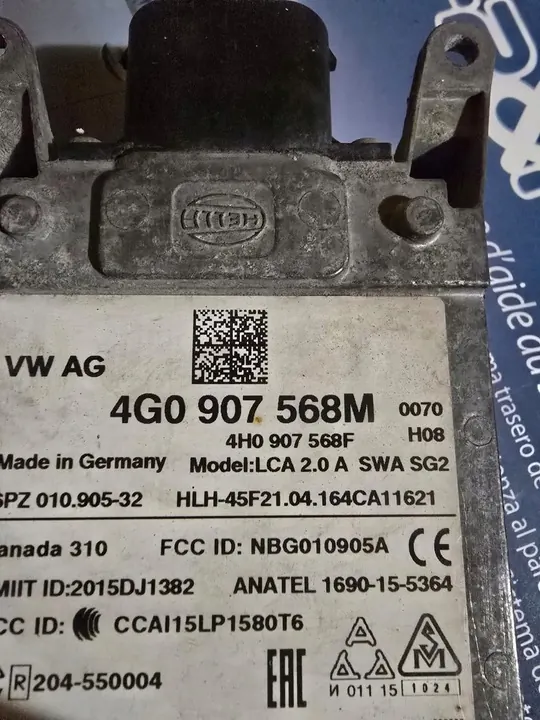 Spårassistent Modulkontroller Audi A7 A6 C7 4G0907568M image 4