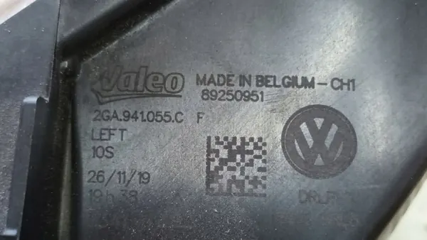 VW T-ROC Halogéneo LED DRL Dianteiro Esquerdo OEM 2GA941055C image 3