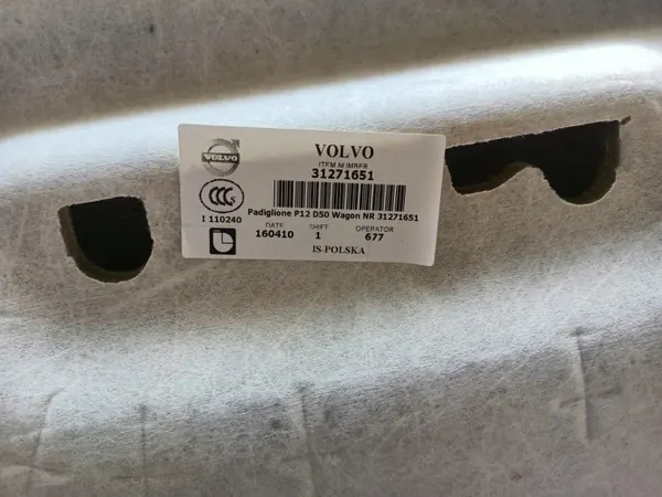 Techo interior Volvo OE 31271651 para V50 Lift image 8