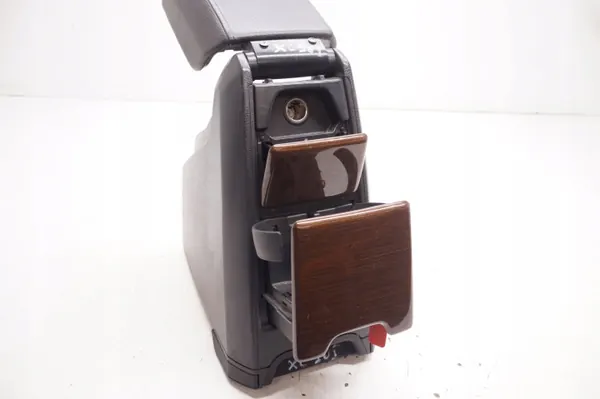 Volvo XC90 I Mittarmstöd Trä Läder OEM image 4