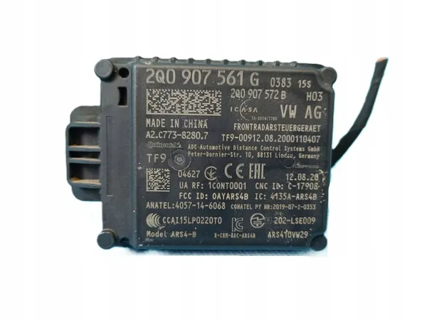 Sensor radar OEM 2Q0907572B para VW Tiguan II 2 Lift image 2