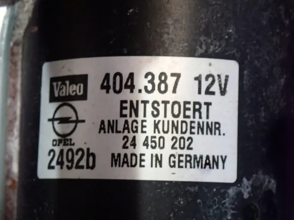 Mécanisme moteur essuie-glace Opel OEM Zawada-377763- image 8