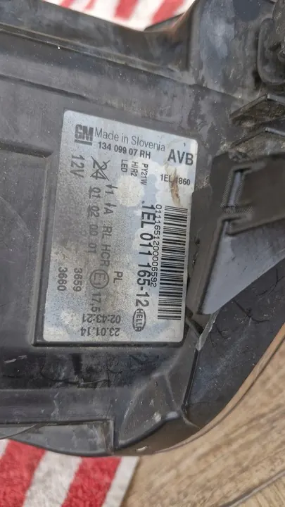 OPEL INSIGNIA I A LIFT 13-17 LED LINS RH Hella image 6