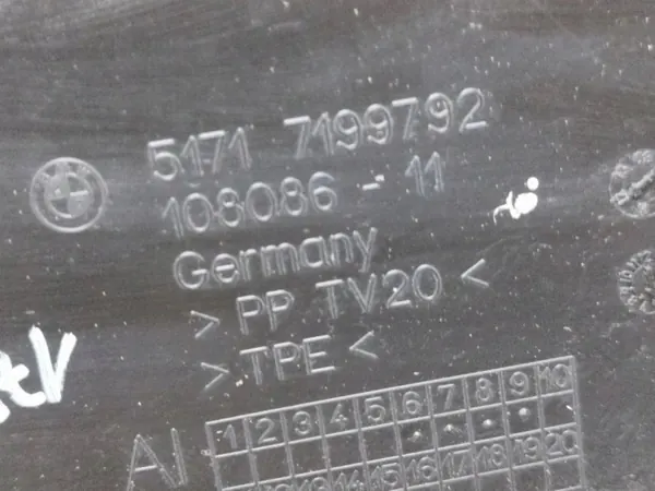 OEM 7199792 Tampa braço limpa-para-brisas BMW 5 GT F07 image 7