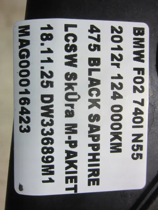 BMW 7 F01/F02 schotisolatie rechts boven OEM 51717188414 image 7
