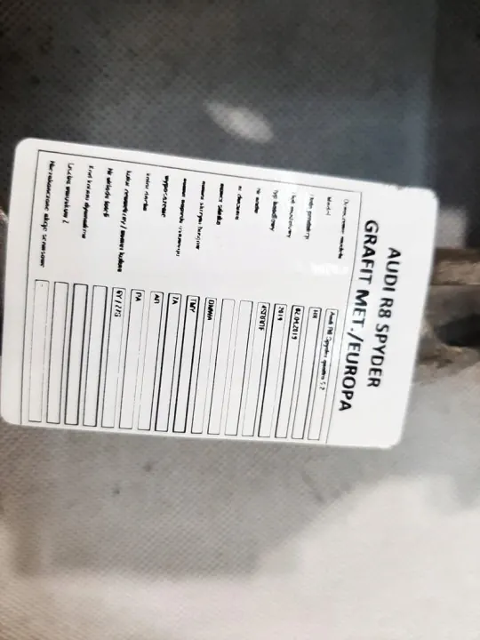 Support de différentiel Audi R8 II Spyder OEM 4S0599288A image 5