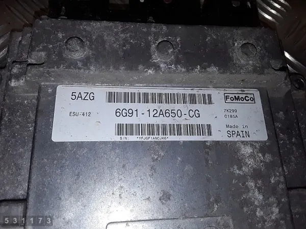 2007 Ford Mondeo ECU 2.0 Bensiini 6G9112A650CG image 4