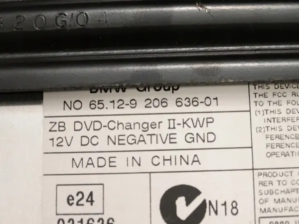 DVD-vaihtaja OEM 9206636 BMW X5 X6 X3 E70 E71 image 3