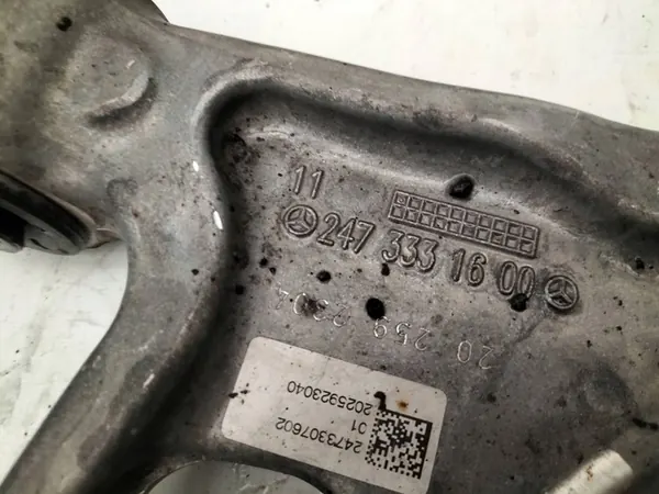MERCEDES W177 A CLASSE BRACCIO SUSPENSIONE ANTERIORE DESTRO 2473331600 image 4