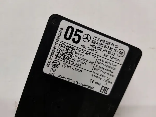 MERCEDES RADARSENSOR DISTRONIC A0009055103 image 2