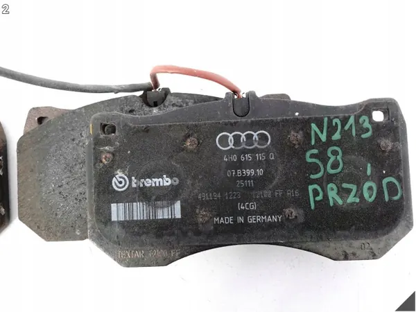 OEM 4H0615115Q Keraamiset Jarrupalat Etuakseli image 3