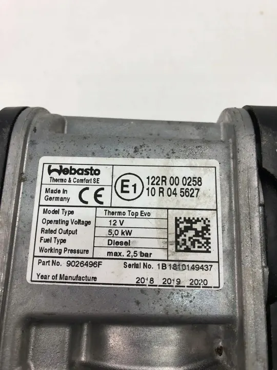 Conducto de combustible OEM 9026496F para calefactor Webasto Volvo XC90 II image 4