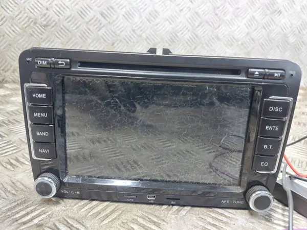 Radio Android 2 DIN CD pour Volkswagen Golf V image 3