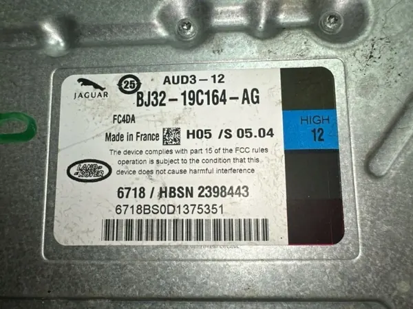 Land Rover OE audioversterker bj32-19c164-ag image 5