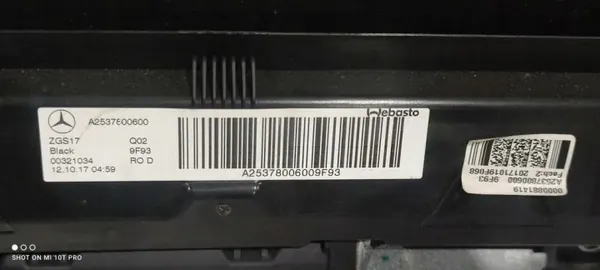 Teto solar Mercedes-Benz GLC OEM A2537800600 image 5