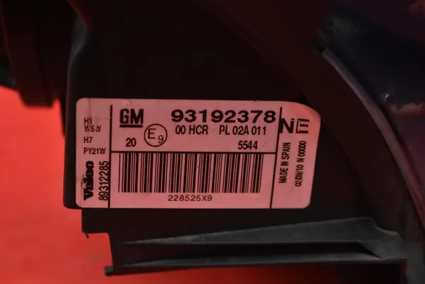 Faros derecho Opel Signum C 2005-2008 OEM 93192378 image 4