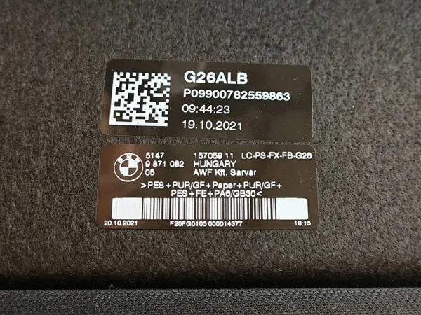 Étagre de coffre arrière OEM 9871082 pour BMW G26 image 7