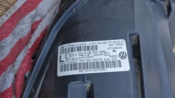 Farol esquerdo Xenon LED VW Sharan 7N1941033D image 4