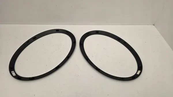OEM 7449210 7449209 Black Chrome Grille Ring Set image 4