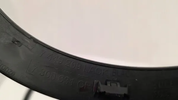 OEM 7449210 7449209 Black Chrome Grille Ring Set image 8