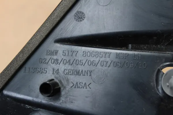 BMW 6 GT G32 Frontkotflügel Lufteinlassgitter OEM 8068577 image 6